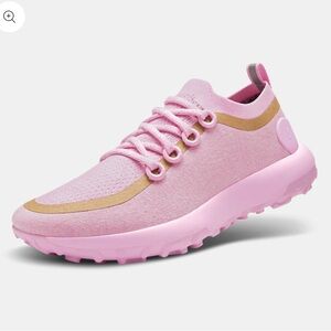 AllBirds SWT Mizzles Trail Runner Sneaker mens 10 Pink Wool Lace Up Low Top